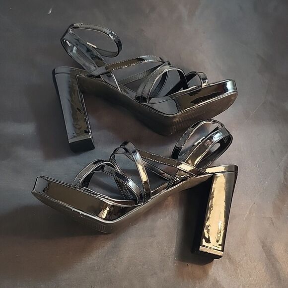 BRAND NEW DIBA MULTI-STRAP BLOCK-HEEL ADJUSTABLE BUCKLE WOMEN'S SANDAL G1 - Picture 9 of 16